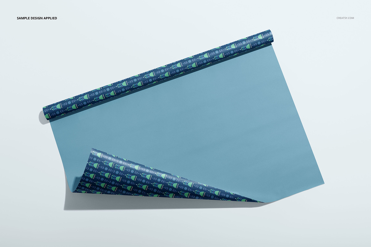 Gift Wrapping Paper Mockup Bundle, a Packaging Mockup by creatsy5 (Photo 16 of 35)