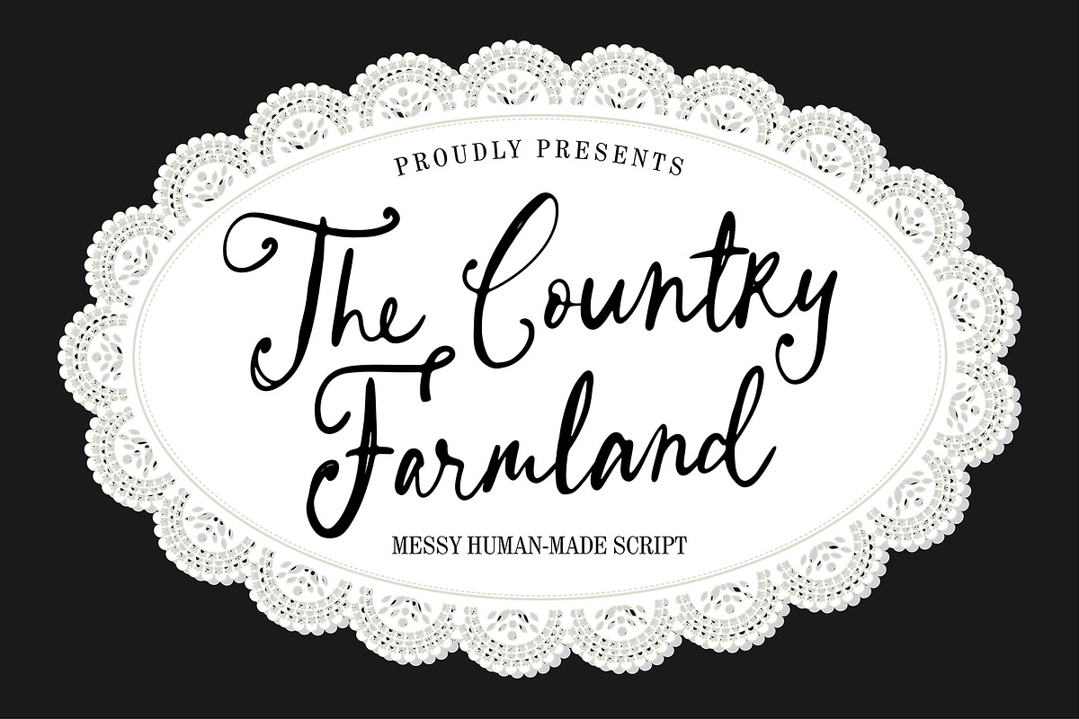 Country Farmland Script, a Script Font by Get Studio (Photo 1 of 10)