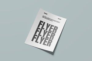 Flayers Poster Mockup, a Poster Template by graphicstory
