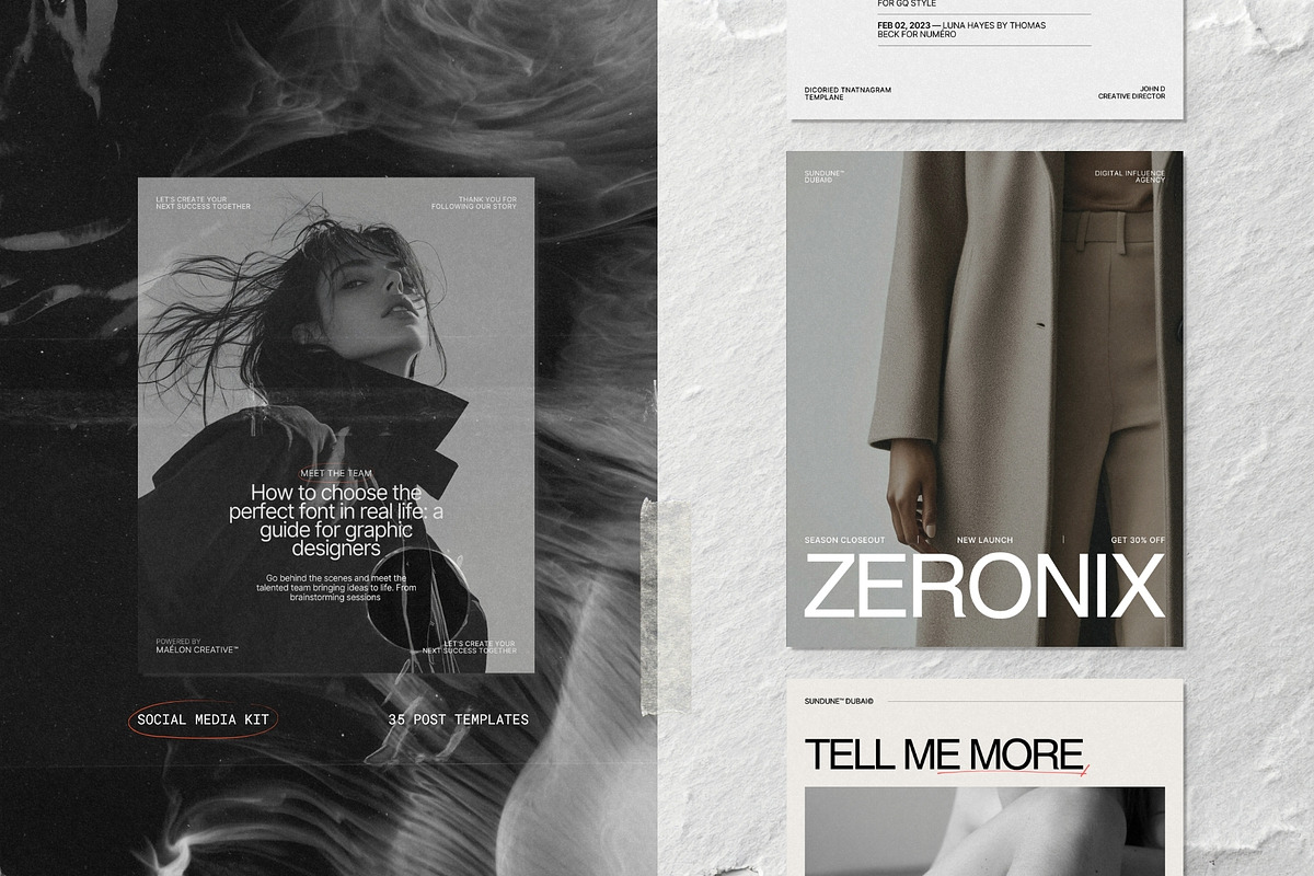ELVO | Social Media Kit (II), a Social Media Template by Prapti Design (Photo 5 of 10)