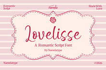Lovelisse Romantic Script Font