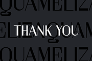 Quameliza - Font, a Sans Serif Font by artchiles_design (Thumbnail 5 of 5)