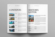 Digital Travel Magazine Layout, a Magazine Template by E-Type (Thumbnail 2 of 7)
