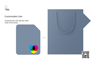 Paper Bag With Tag Mockup PSD, a Mockup by Karma (Thumbnail 4 of 8)