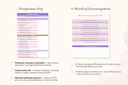 Pregnancy Planner Excel Spreadsheet, a Design Template by Matisse Studio (Thumbnail 10 of 10)