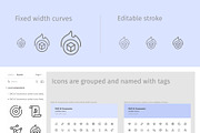 DAO & Tocenomics outline icons, an Outline Icon by LAFS (Thumbnail 2 of 3)