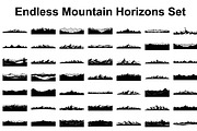 Endless Mountain Horizons Silhouette, a Graphic by musafir_fashion (Thumbnail 1 of 14)