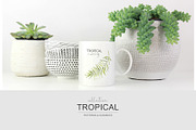 Tropical watercolor collection., a Pattern Graphic by BrushArtDesigns (Thumbnail 13 of 13)