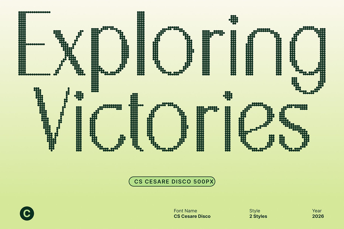 CS Cesare Disco, a Sans Serif Font by Craft Supply Co. (Photo 3 of 8)