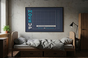 Bedroom Poster Mockups, a Product Mockup by Luuqas Design (Thumbnail 4 of 8)