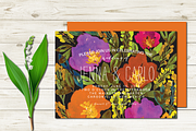 Wedding Invitation Suite Flowers, an Invitation Template by aticnomar (Thumbnail 2 of 5)