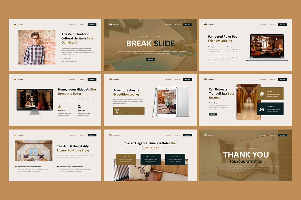 Luxury Hotel - Presentations, a Presentation Template by Haidezign (Photo 4 of 4)
