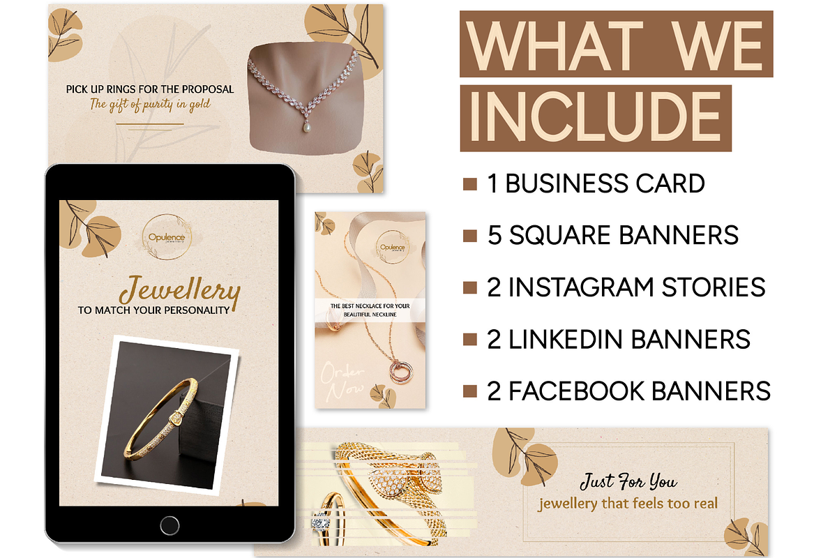 Jewelry Business Marketing Kit, a Social Media Template by Branding by Kellsey (Photo 2 of 5)