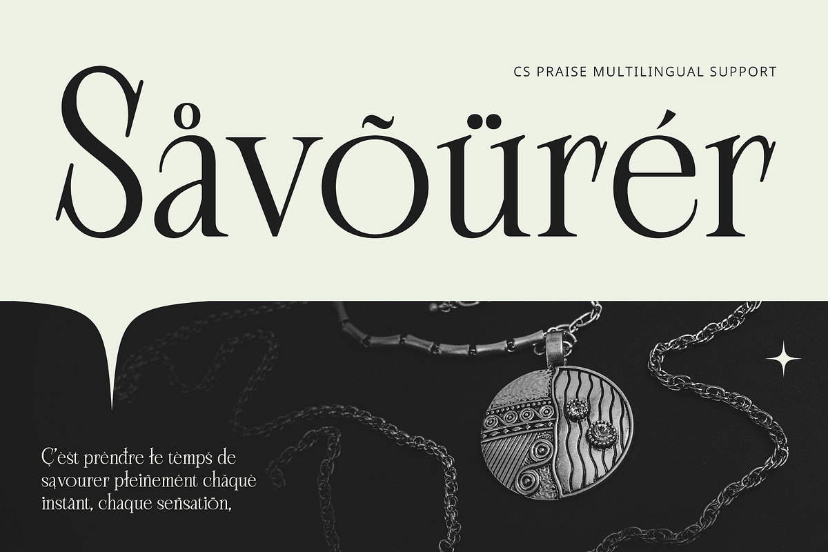 CS Praise – Elegant Font, a Serif Font by Craft Supply Co. (Photo 6 of 8)
