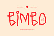 CS Bimbo – Messy Handwritten Font, a Handwritten Font by Craft Supply Co. (Thumbnail 1 of 8)