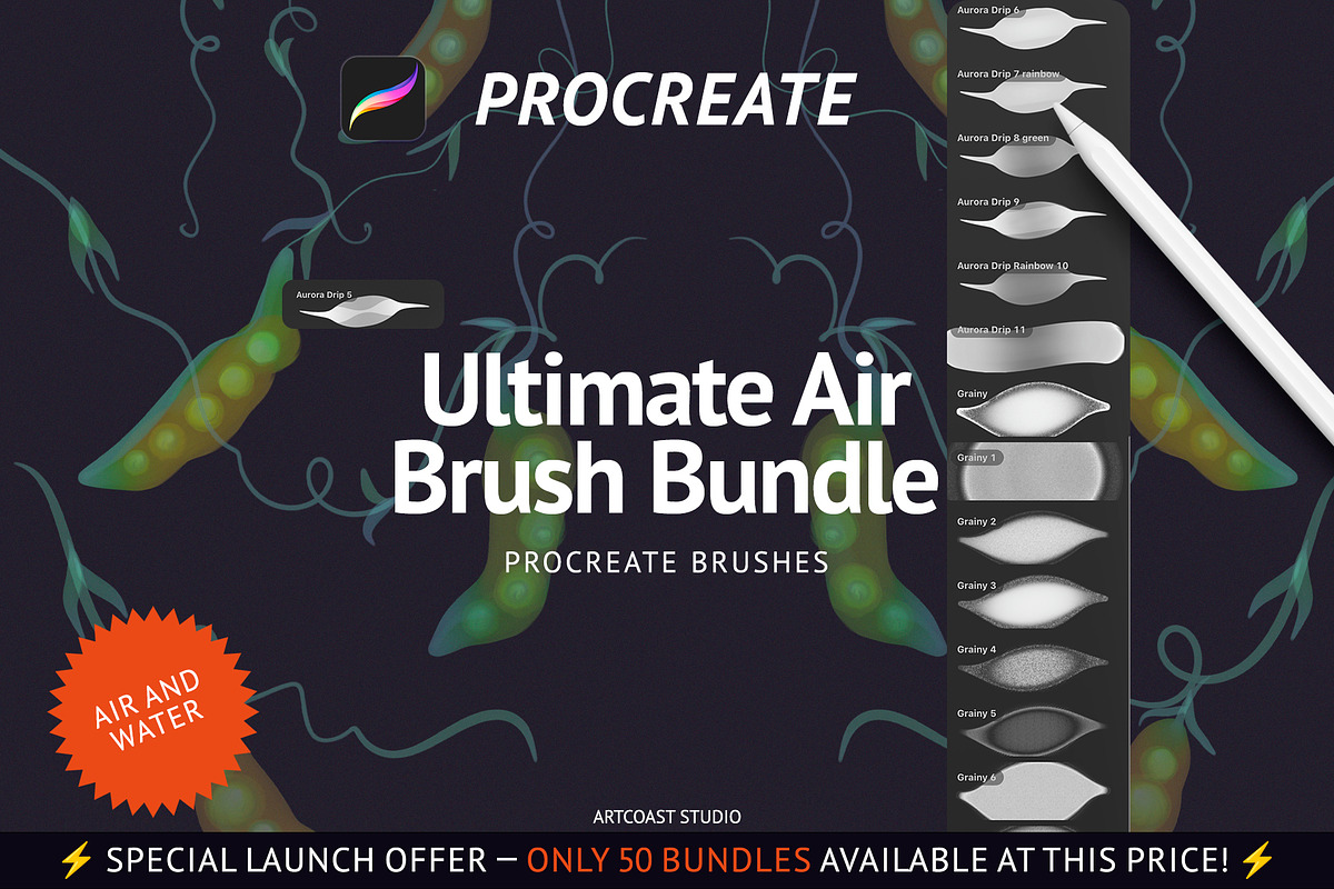 Ultimate Air Brush Bundle, a Brush Add-On by Spasibenko Art (Photo 13 of 15)