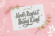 SALE! Sharely - Beautiful Brush Font, a Script Font by Arterfak Project (Thumbnail 9 of 12)