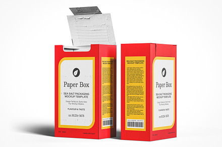 Carton Packaging Boxes Mockup, a Packaging Mockup by Designer Dude