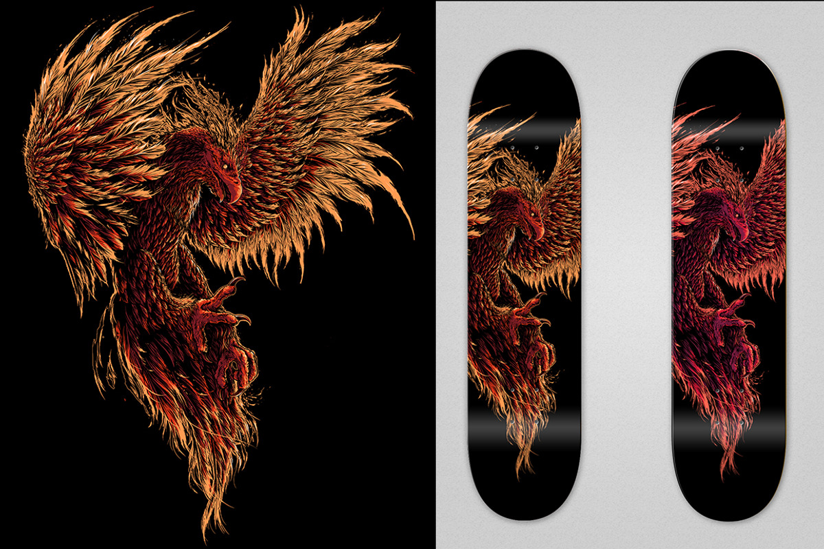 MKI PHOENIX, an Illustration by MindkillerINK (Photo 2 of 2)