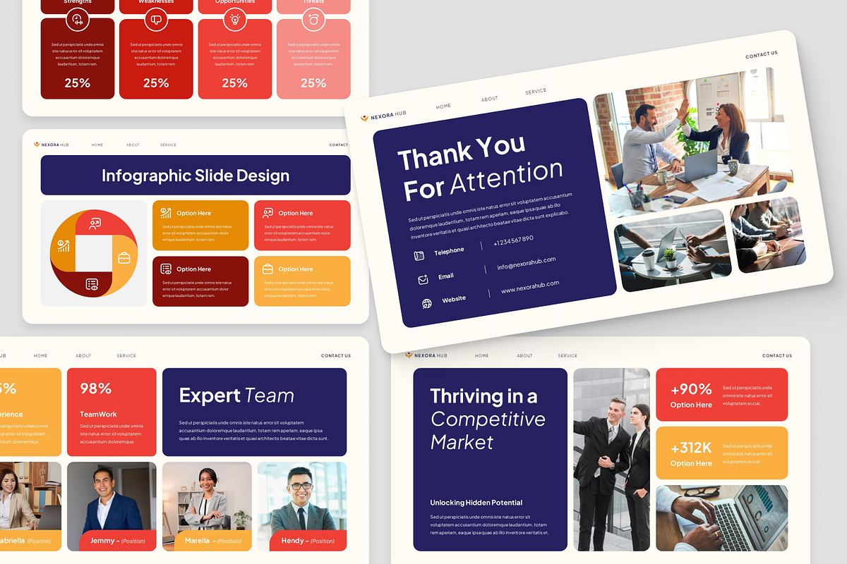 Business Multipurpose Presentation, a Presentation Template by Annora Studio (Photo 2 of 7)