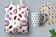 Digital Watercolor Paper. Baking., a Pattern Graphic by TetianaArt (Thumbnail 2 of 5)