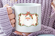 Patchwork Santa Claus Png, an Illustration by Craft Nest (Thumbnail 6 of 6)