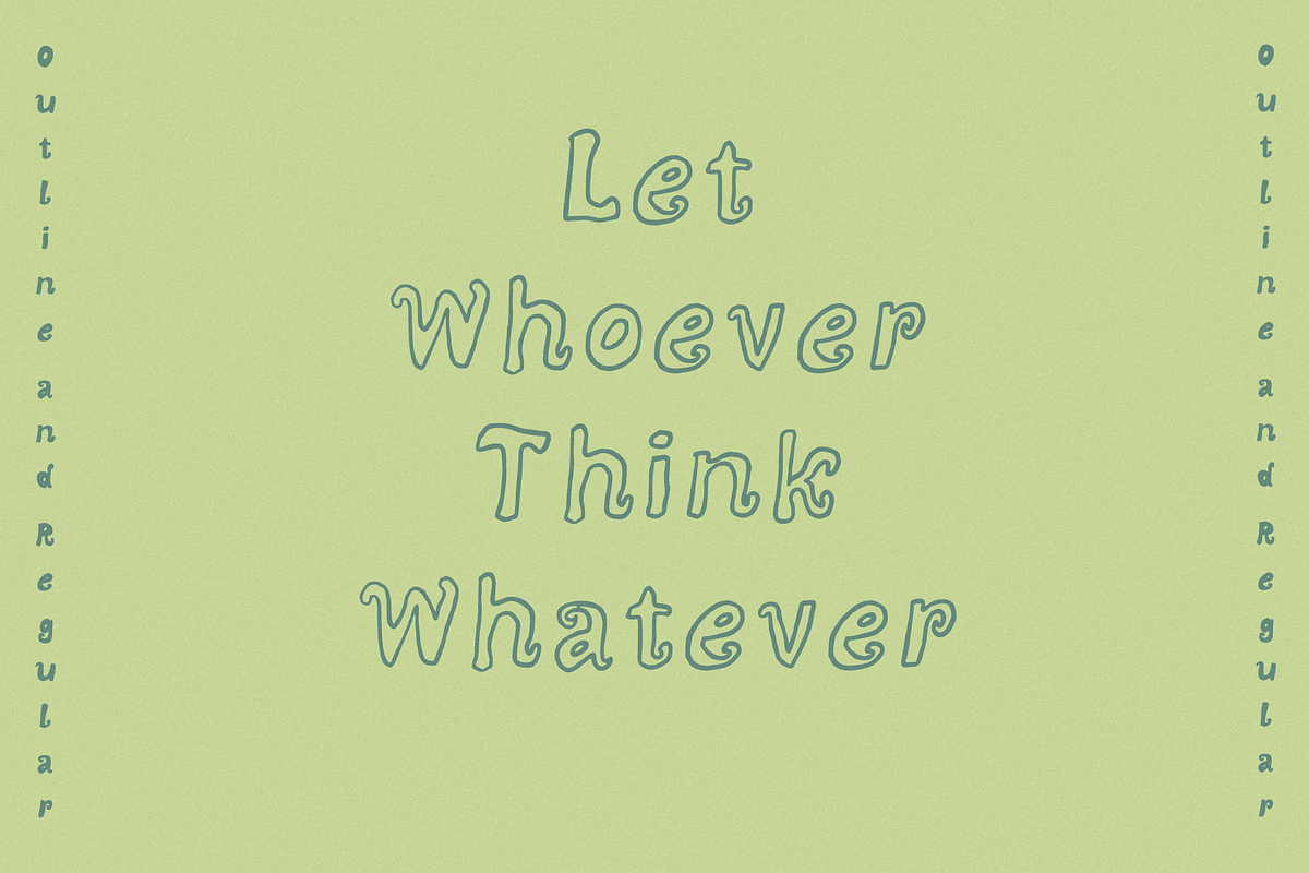 Green Sea Whimsy Quirky Duo Font, a Handwritten Font by Ashiya Pixel (Photo 2 of 9)