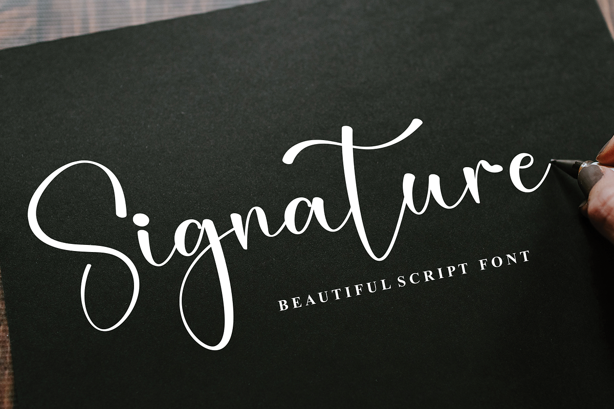 Starnight | Script Font, a Handwritten Font by Scratchones (Photo 3 of 8)