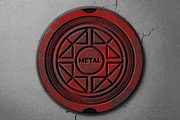 Engraved Manhole Cover Logo Mockup, a Product Mockup by DesignNeutrons (Thumbnail 1 of 4)