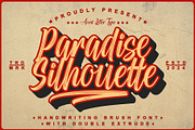 Paradise Silhouette | Handwritten, a Handwritten Font by Aveni Letter Type (Thumbnail 1 of 11)