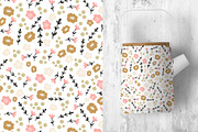Ditsy flower pattern, a Pattern Graphic by Cozy pattern shop (Thumbnail 3 of 10)