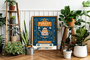 Folk Art Forest Tea Party Flyer, a Flyer Template by Hole Hope Design (Thumbnail 2 of 5)
