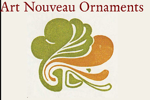 Art Nouveau Ornaments BONUS FONT