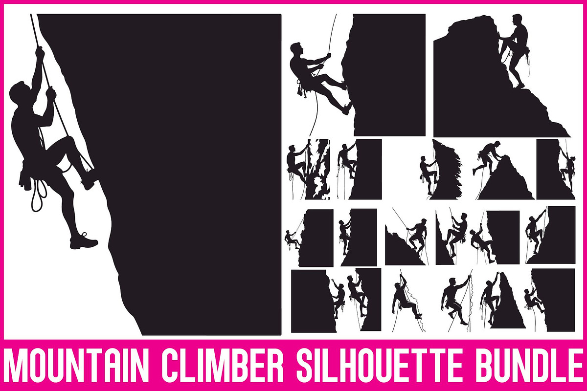 Rock Climbing Bundle, an Illustration by balal (Photo 1 of 21)