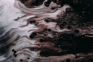 Oil art paint mix ink water bubbles fluid drop art, a Background Photo by Photo Drive Studio