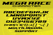 Racing Mega Race Sport Typeface, a Font by Multype Studio (Thumbnail 7 of 7)