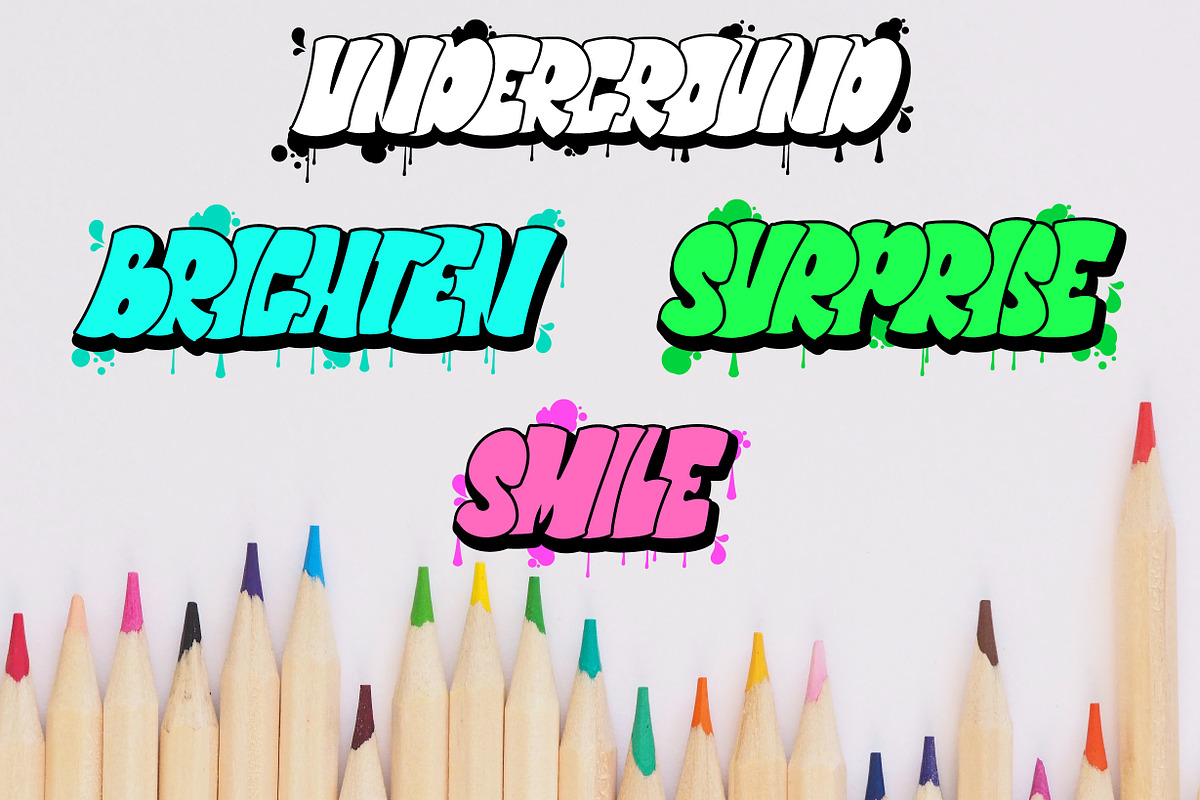 Rustel pocket -  A Graffiti font, a Handwritten Font by NuType (Photo 4 of 9)
