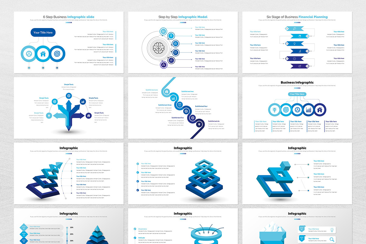 Business Plan Infographic PowerPoint, a Presentation Template by WhiteGraphic (Photo 14 of 18)