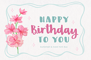 Butterbell & Toast Textured Font Duo, a Script Font by Rachel White Art (Thumbnail 7 of 15)