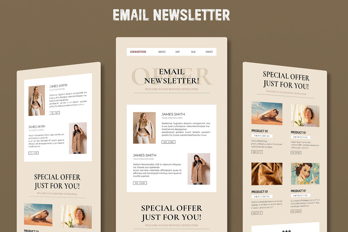 Email Newsletter Template