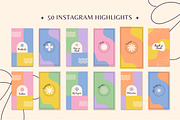 50 Instagram Highlights Templates, a Templates & Theme by TemplateCastleStore (Thumbnail 2 of 10)