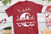 Christmas Monogram Font, a Font by Anastasia Feya (Thumbnail 3 of 8)