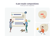 Fantastik Office Editable Graphics 2, a Finance Illustration by Craftrick (Thumbnail 5 of 9)