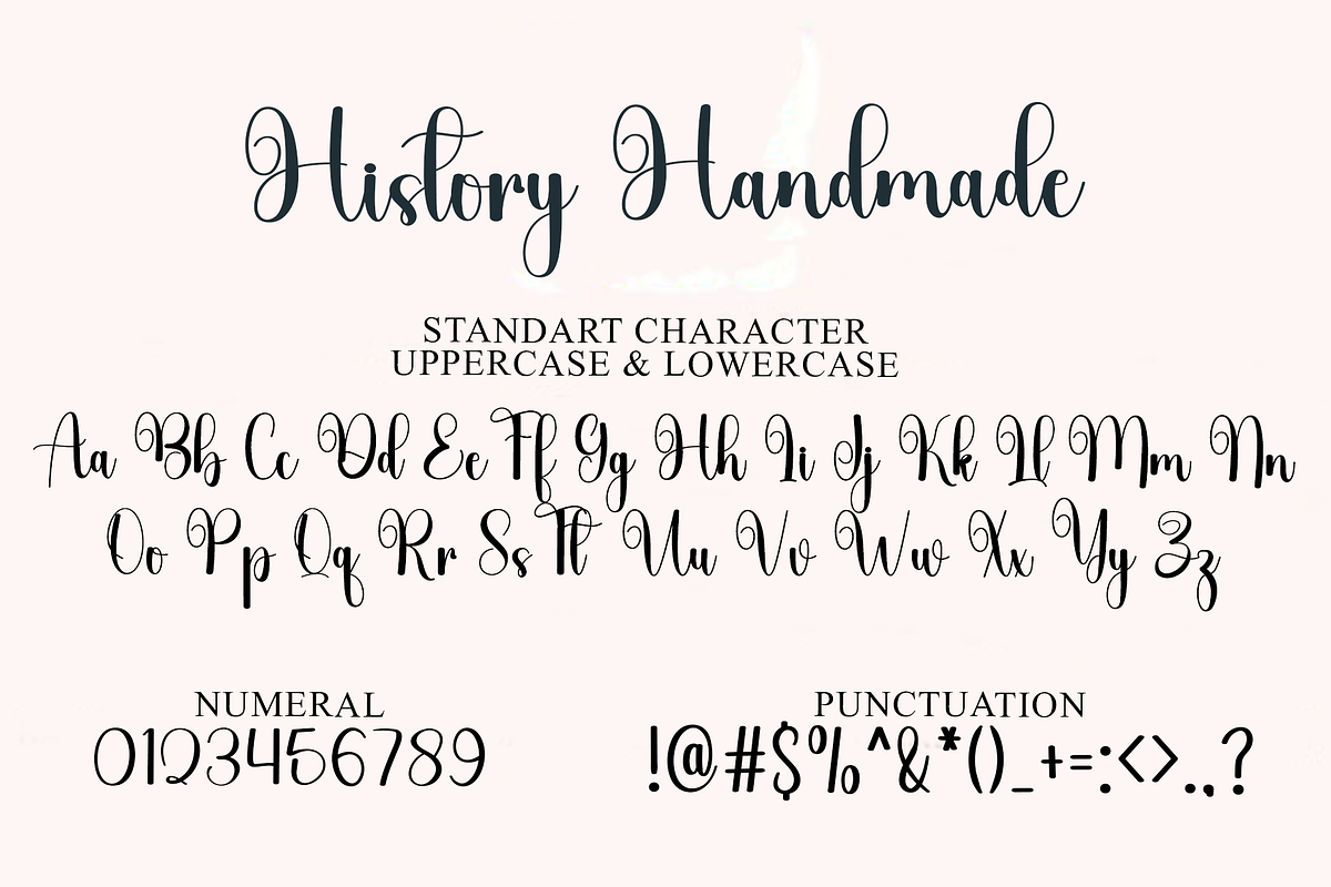 History Handmade, a Handwritten Font by InermediaSTUDIO (Photo 7 of 8)