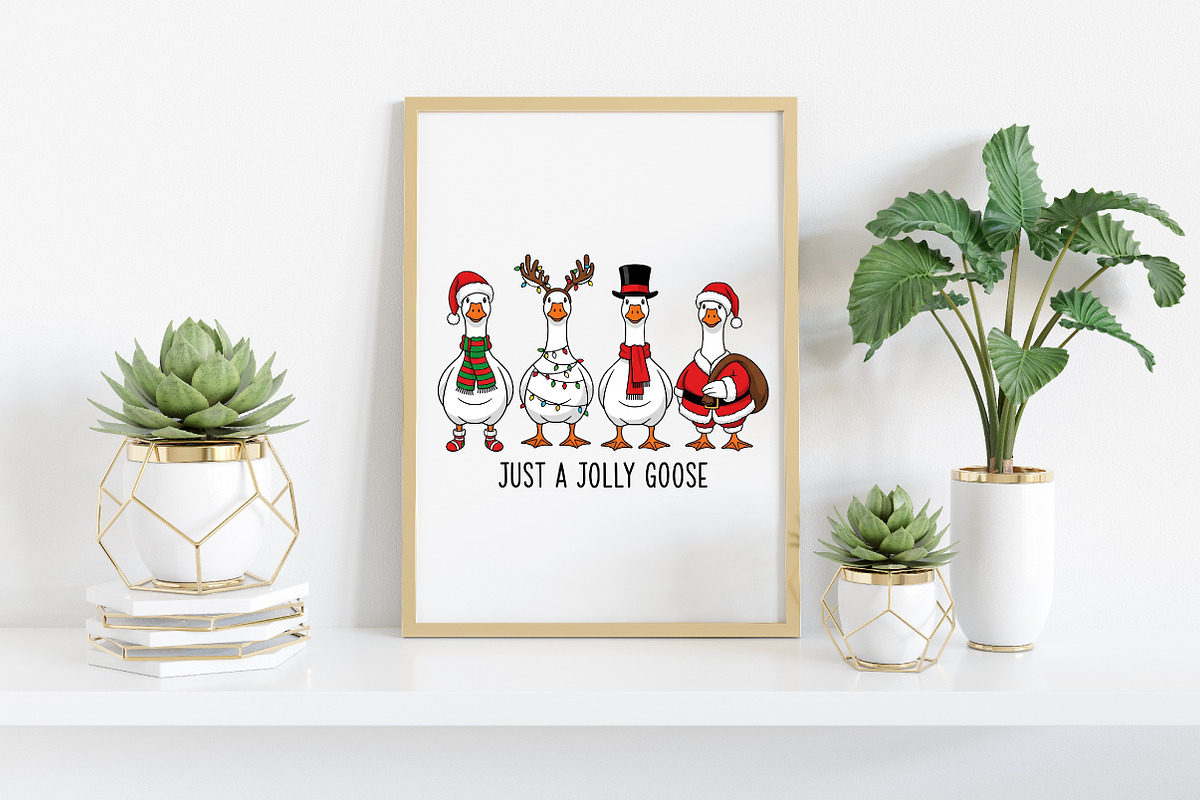 Just a Jolly Goose Png, an Illustration by Craft Nest (Photo 4 of 6)