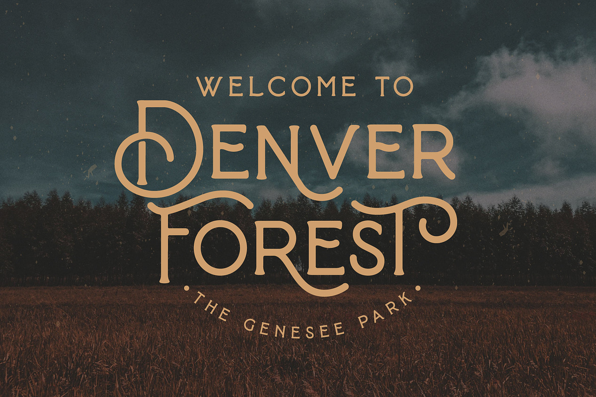 Baroneys - Vintage Typeface preview 3