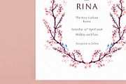 Cherry Blossom Wedding Invite Bundle, an Invitation Template by Wedding Whippet (Thumbnail 8 of 9)