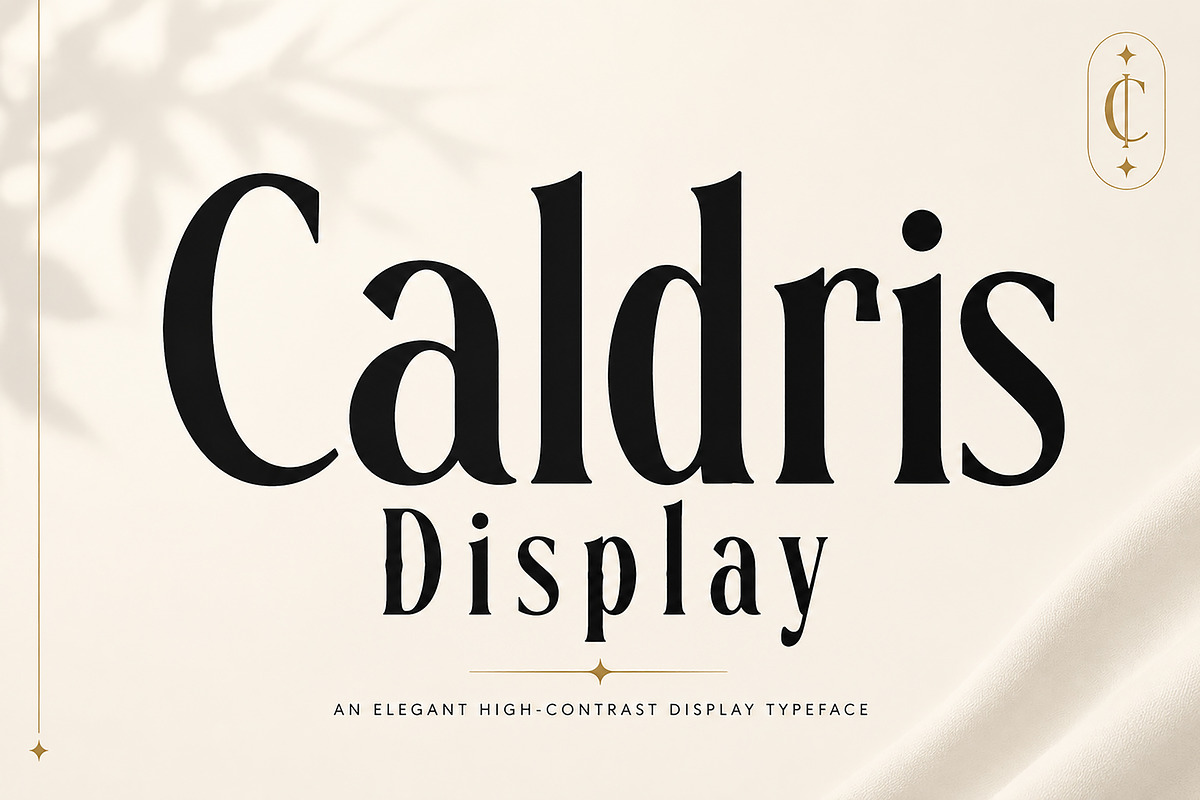 Caldris Display, a Serif Font by Wow Magic (Photo 1 of 4)