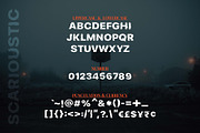 Scarioustic - Spooky Halloween Font, a Sans Serif Font by Iwanistic (Thumbnail 2 of 11)