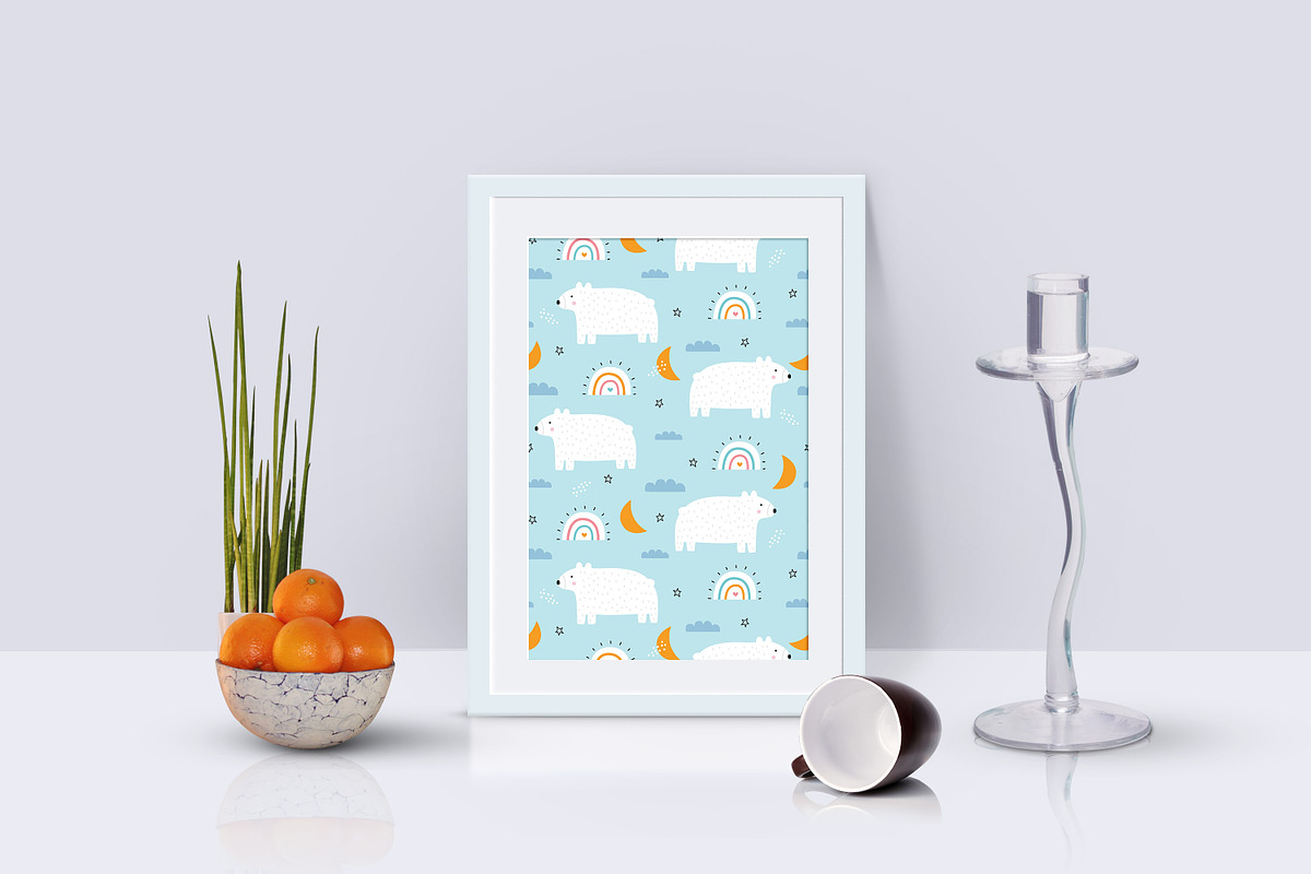 Bear Seamless Pattern, a Pattern Graphic by Digital Studio (Photo 5 of 8)